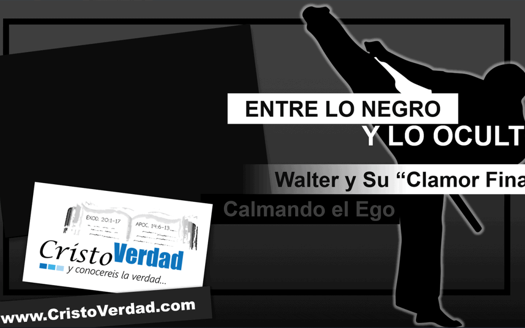 ENTRE LO NEGRO Y LO OCULTO