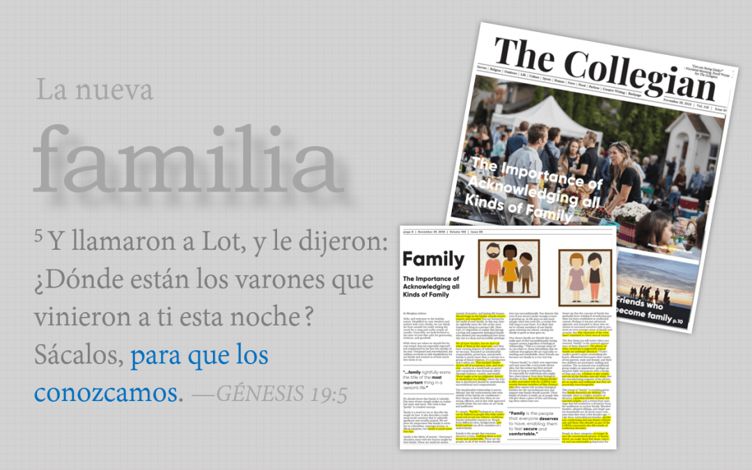 La Importancia de Reconocer Todo Tipos de “Familia”